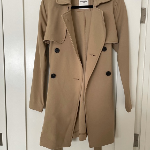 Abercrombie & Fitch Drapey Trench Coat | size S - Picture 4 of 7